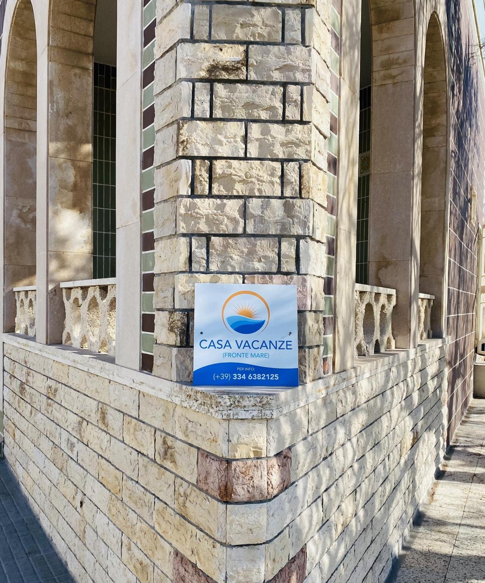 Casa Fronte Mare Villa Marina di Mancaversa Buitenkant foto